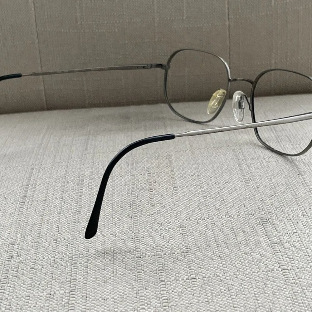 Men's Metal Frame Glasses - Silver - Picture 12 of 12